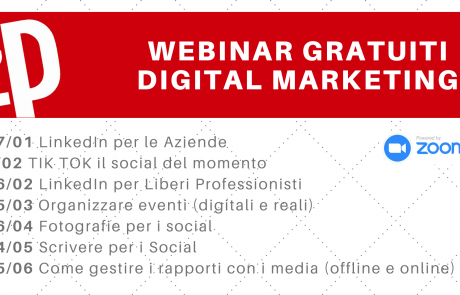 Webinar digital marketing gratuiti 2021