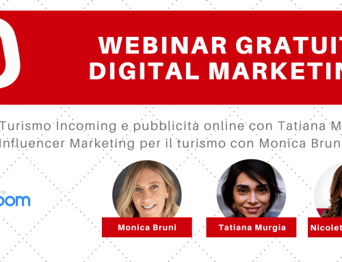 Webinar Gratuito TURISMO E MARKETING DIGITALE Estate 2021