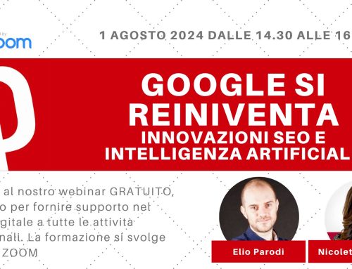 “Google si reinventa: innovazioni SEO e intelligenza artificiale” il webinar