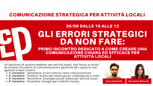 Errori comunicazione da non fare
