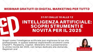 formazione digitale gratuita di CLP: Intelligenza artificiale e le novità del 2025 gennaio