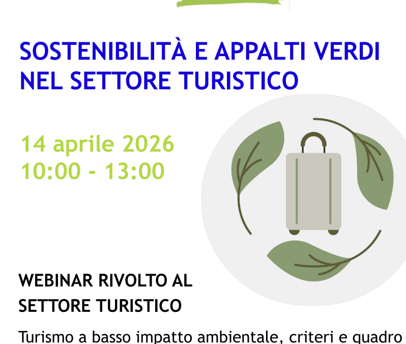 “Sostenibilità e appalti verdi nel settore turistico”