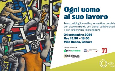 Ogni uomo al suo lavoro – iscrizioni fino al 18 settembre