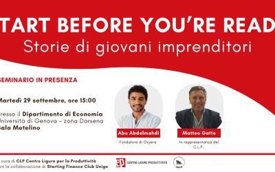 Start before you’re ready: storie di giovani imprenditori